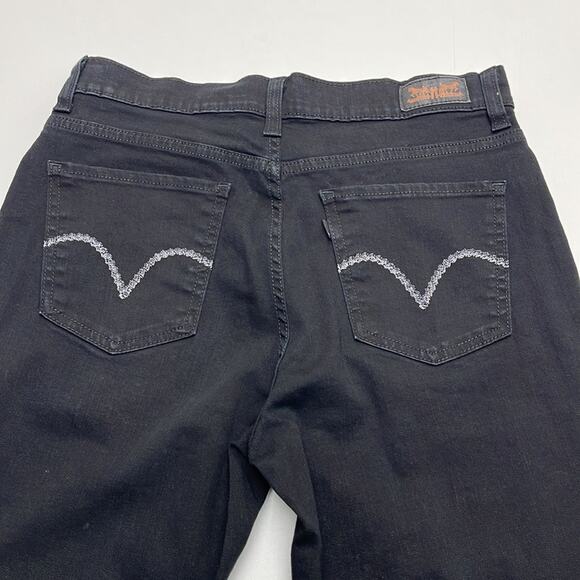 LEVI’s 512 Women’s 8 Black Perfectly Slimming Bootcut Jeans - Picture 2 of 4